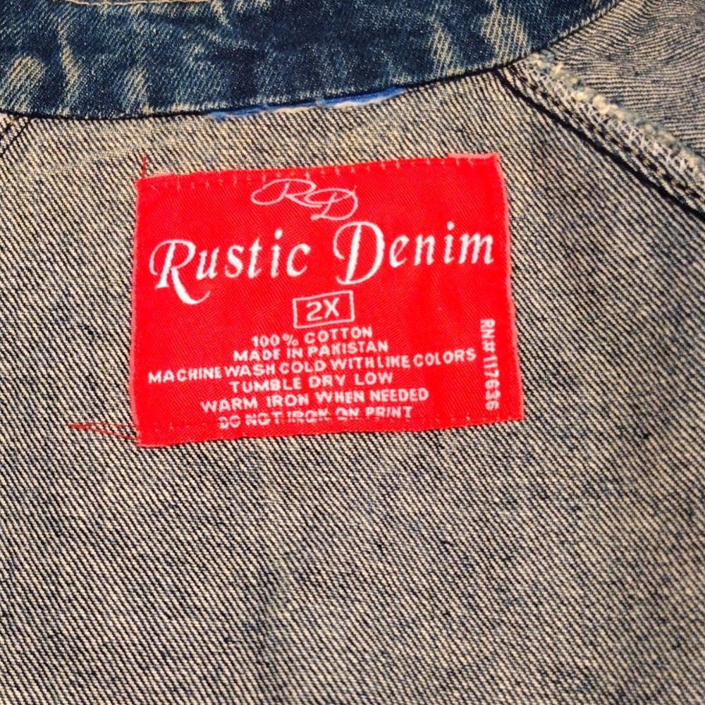 Authentic Rustic Denim Jacket - image 6